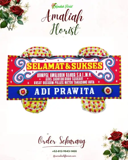 Papan Bunga Ucapan Selamat Salotellue